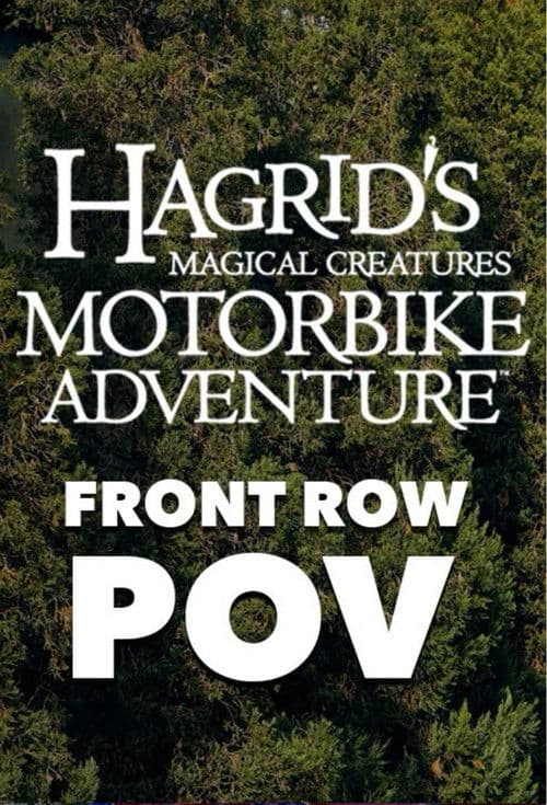 Hagrid's Magical Creatures Motorbike Adventure Front Row POV Experience | Islands of Adventure poster