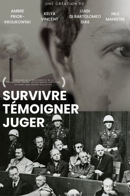 Survivre Témoigner Juger poster