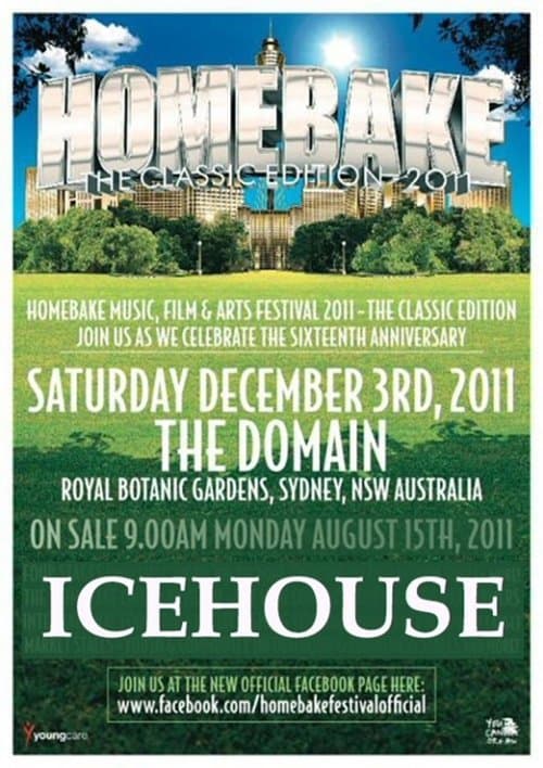 Icehouse Plays Homebake poster