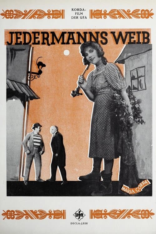 Jedermanns Weib poster