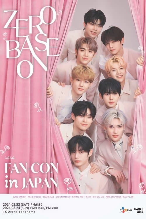 2024 ZEROBASEONE FANCON IN JAPAN poster