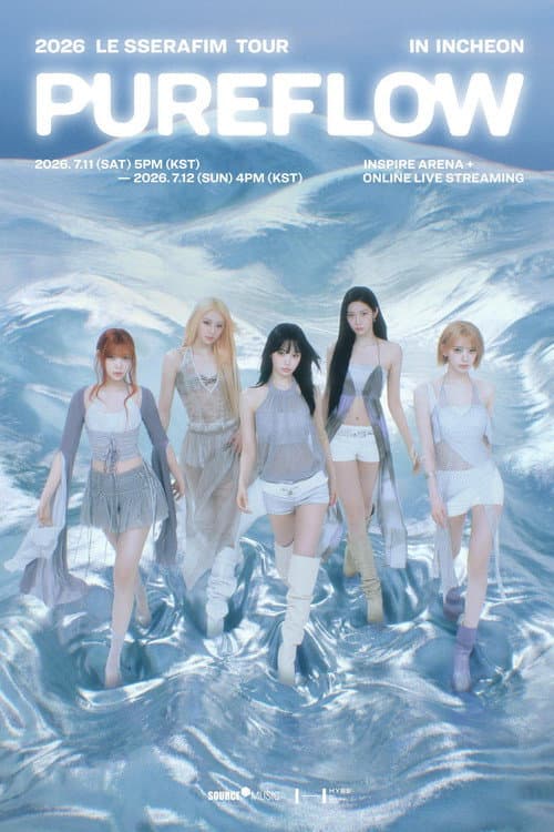 2026 LE SSERAFIM TOUR ‘PUREFLOW’ IN INCHEON poster