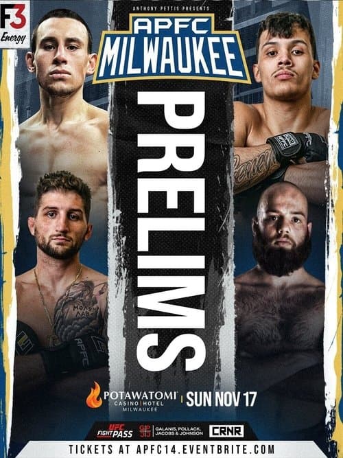 Anthony Pettis FC 14: Milwaukee Fight Night 6 poster