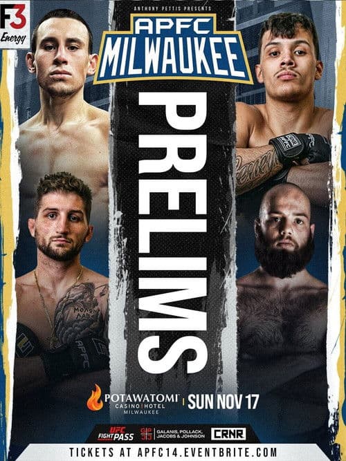 Anthony Pettis FC 14: Milwaukee Fight Night 6 poster