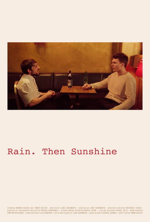 Rain. Then Sunshine poster