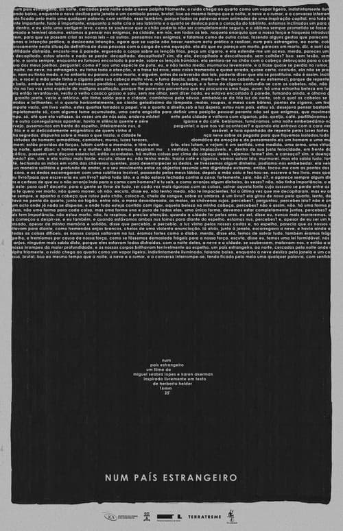 In a Foreign Country poster