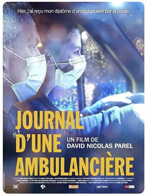 Journal d'une ambulancière poster