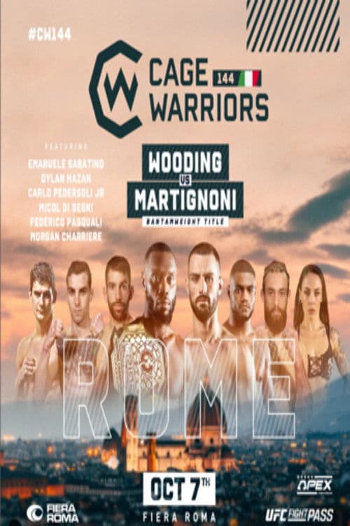 Cage Warriors 144: Rome poster