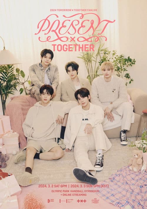2024 TXT FANLIVE PRESENT X TOGETHER poster