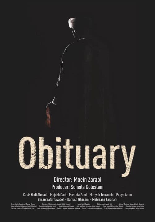 Obituary poster