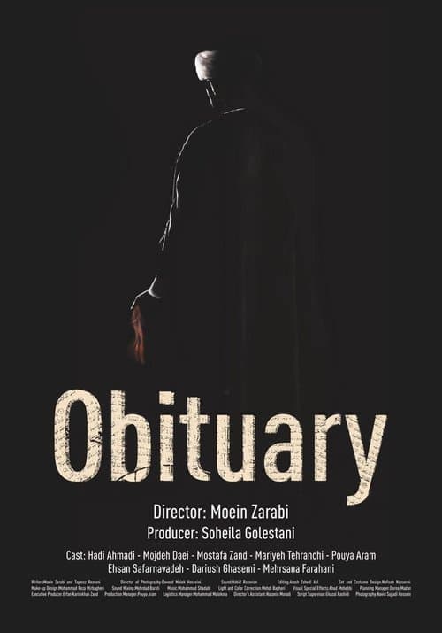 Obituary poster