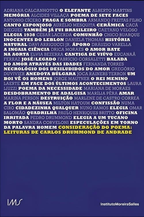 Consideração do Poema poster