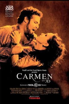 Carmen in 3D poster