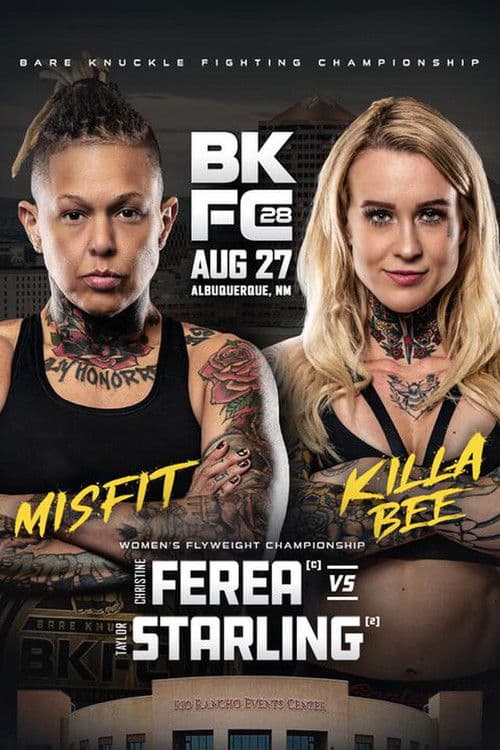 BKFC 28: Ferea vs. Starling poster