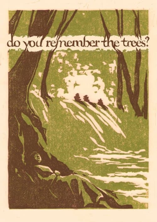 do you remember the trees? poster