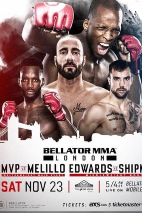 Bellator London: MVP vs Melillo poster