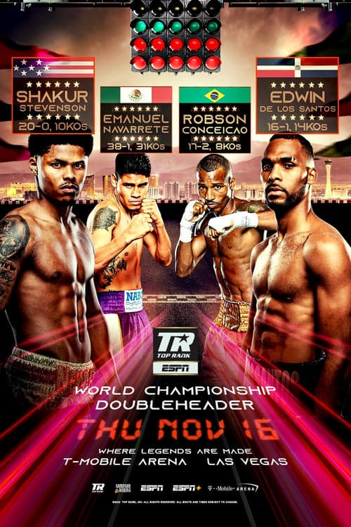 Shakur Stevenson vs. Edwin De Los Santos poster