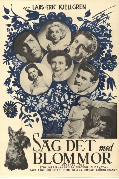 Säg det med blommor poster