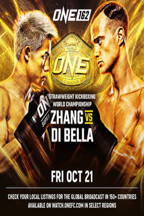 ONE 162: Zhang vs. Di Bella poster
