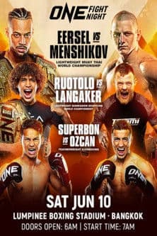 ONE Fight Night 11: Eersel vs. Menshikov poster
