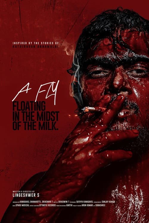 A Fly Floating In The Midst Of The Milk poster