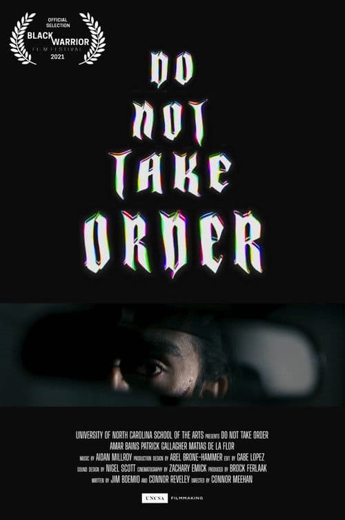 Do Not Take Order poster
