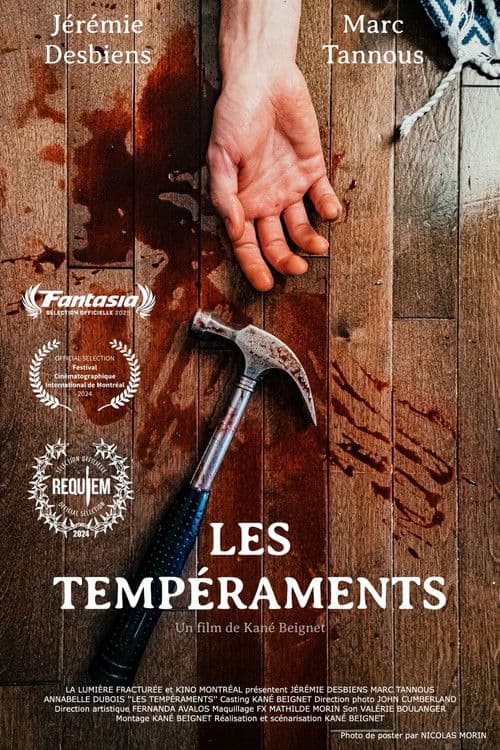 Les tempéraments poster