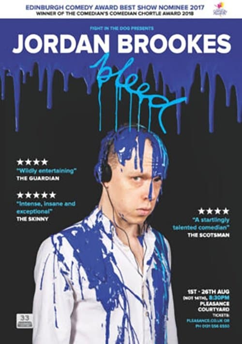 Jordan Brookes: Bleed poster