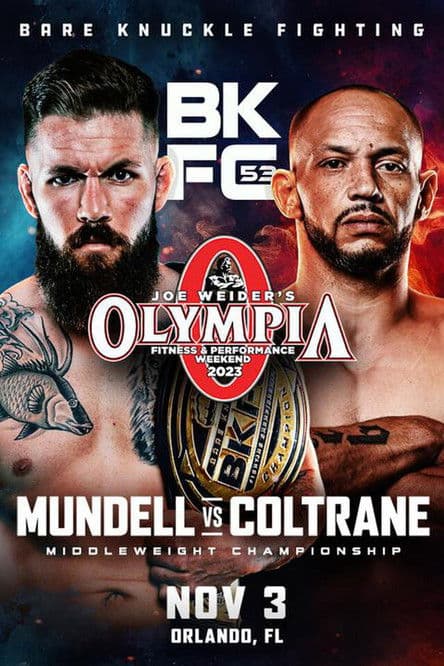 BKFC 53: Mundell vs Coltrane poster