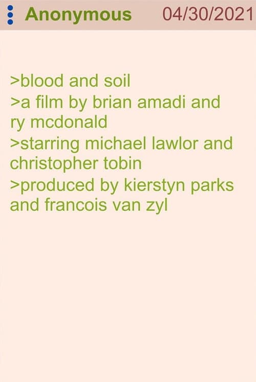 blood & soil poster