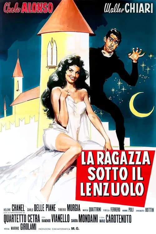 La ragazza sotto il lenzuolo poster