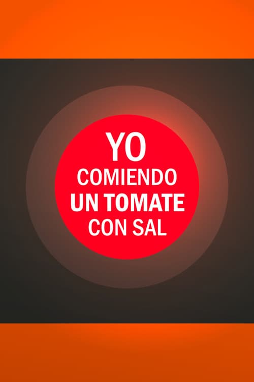 Me eating a tomatoe with salt poster