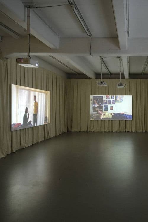 Art installation of ILOVERUSS poster