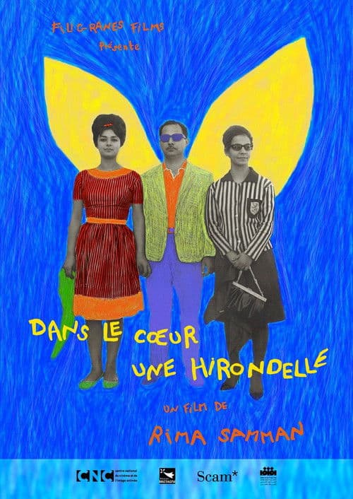 Dans le cœur une hirondelle poster