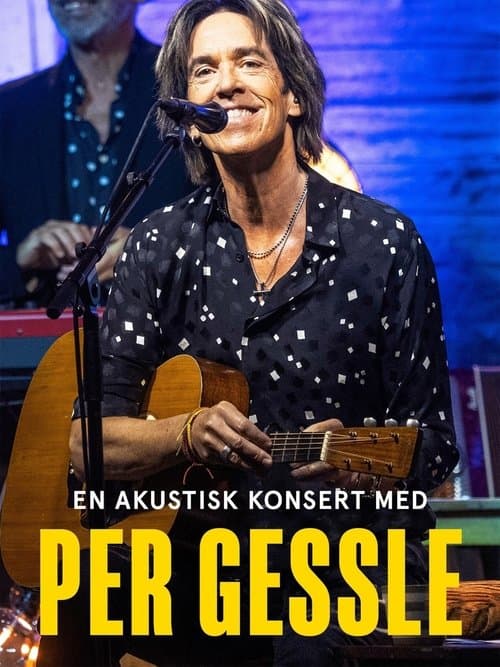 En akustisk konsert med Per Gessle poster