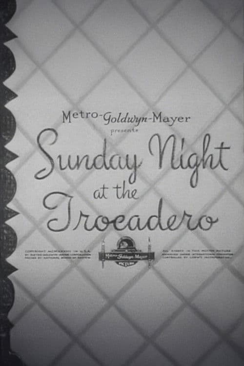 Sunday Night at the Trocadero poster