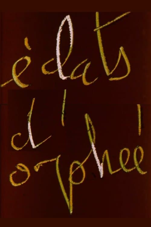 Éclats d'Orphée poster
