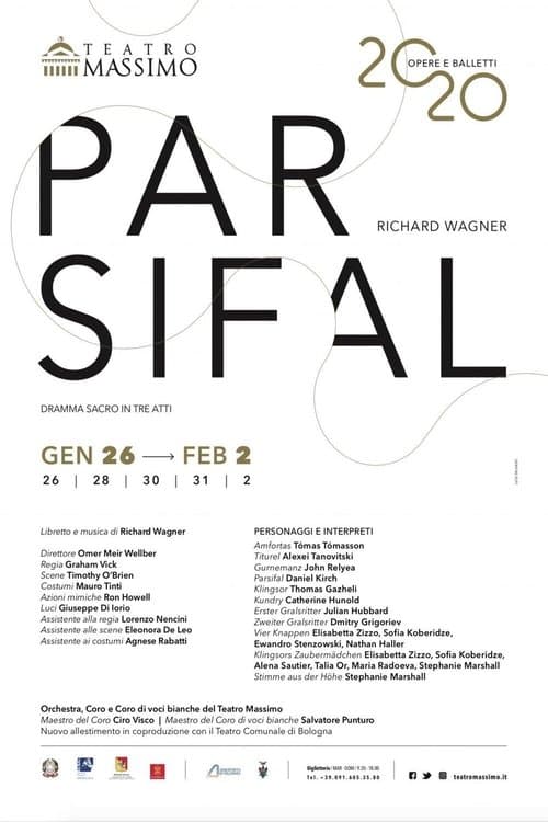 Parsifal - Teatro Massimo 2020 poster