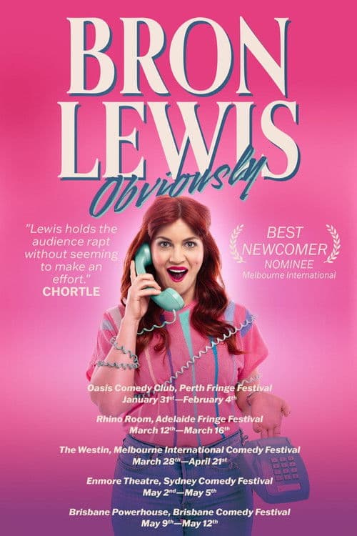 Bron Lewis - Obviously poster