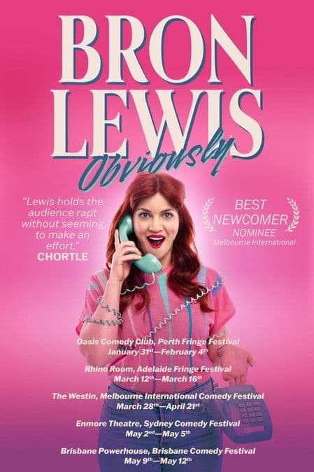 Bron Lewis - Obviously poster