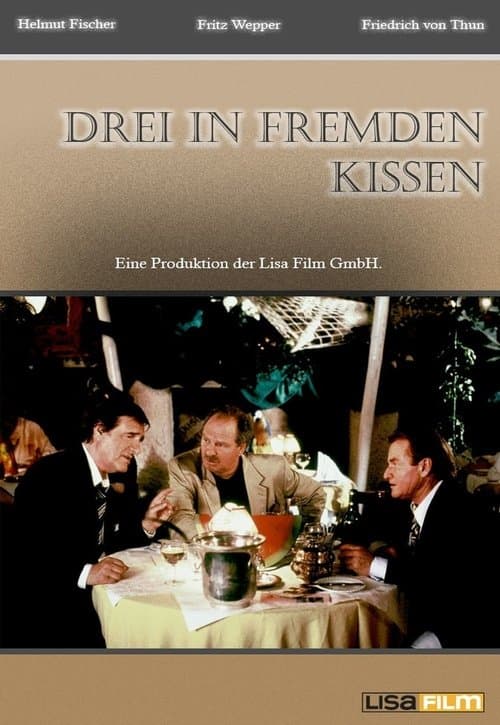 Drei in fremden Kissen poster