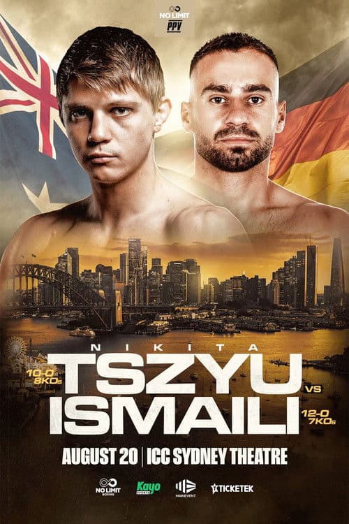 Nikita Tszyu vs. Lulzim Ismaili poster