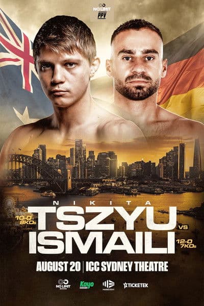 Nikita Tszyu vs. Lulzim Ismaili poster
