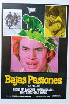 Bajas pasiones poster