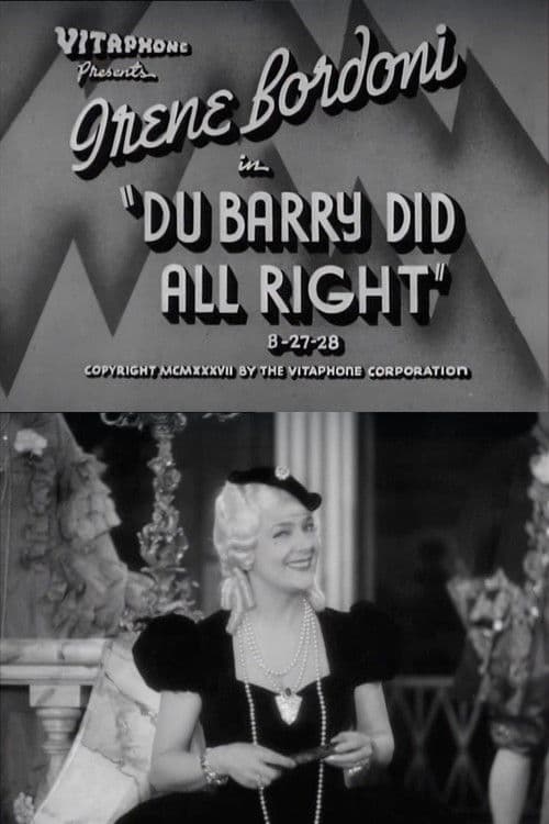 Du Barry Did All Right poster