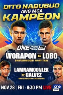ONE Friday Fights 135: Worapon vs. Lobo poster