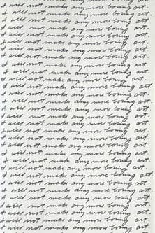 I Will Not Make Any More Boring Art poster