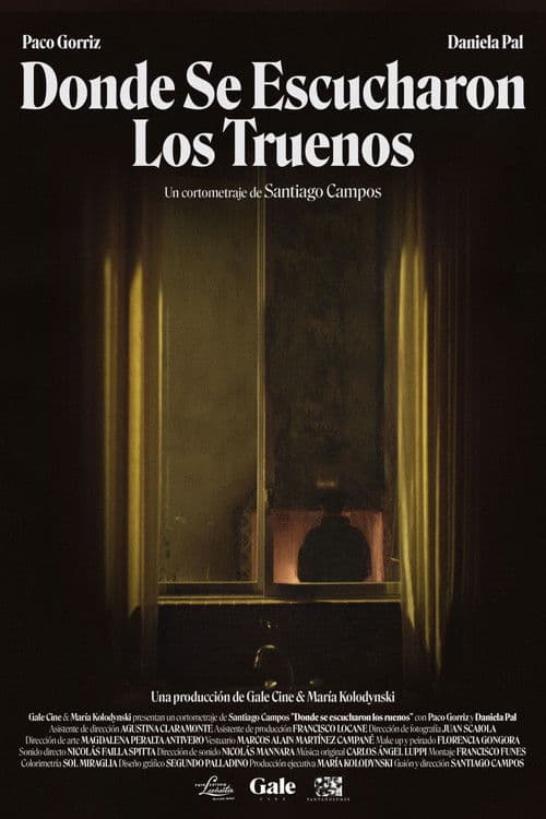 Where thunders were heard poster