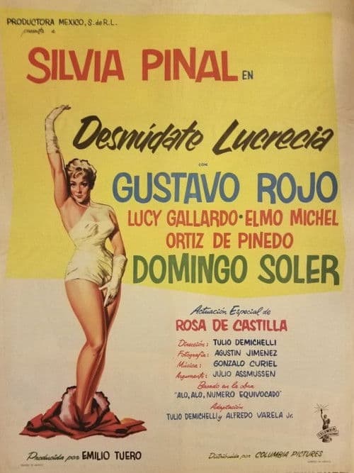 Desnúdate, Lucrecia poster