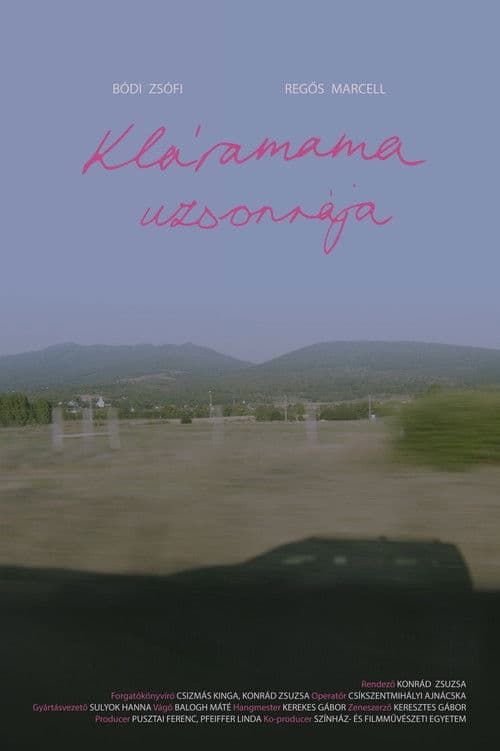 Kláramama uzsonnája poster